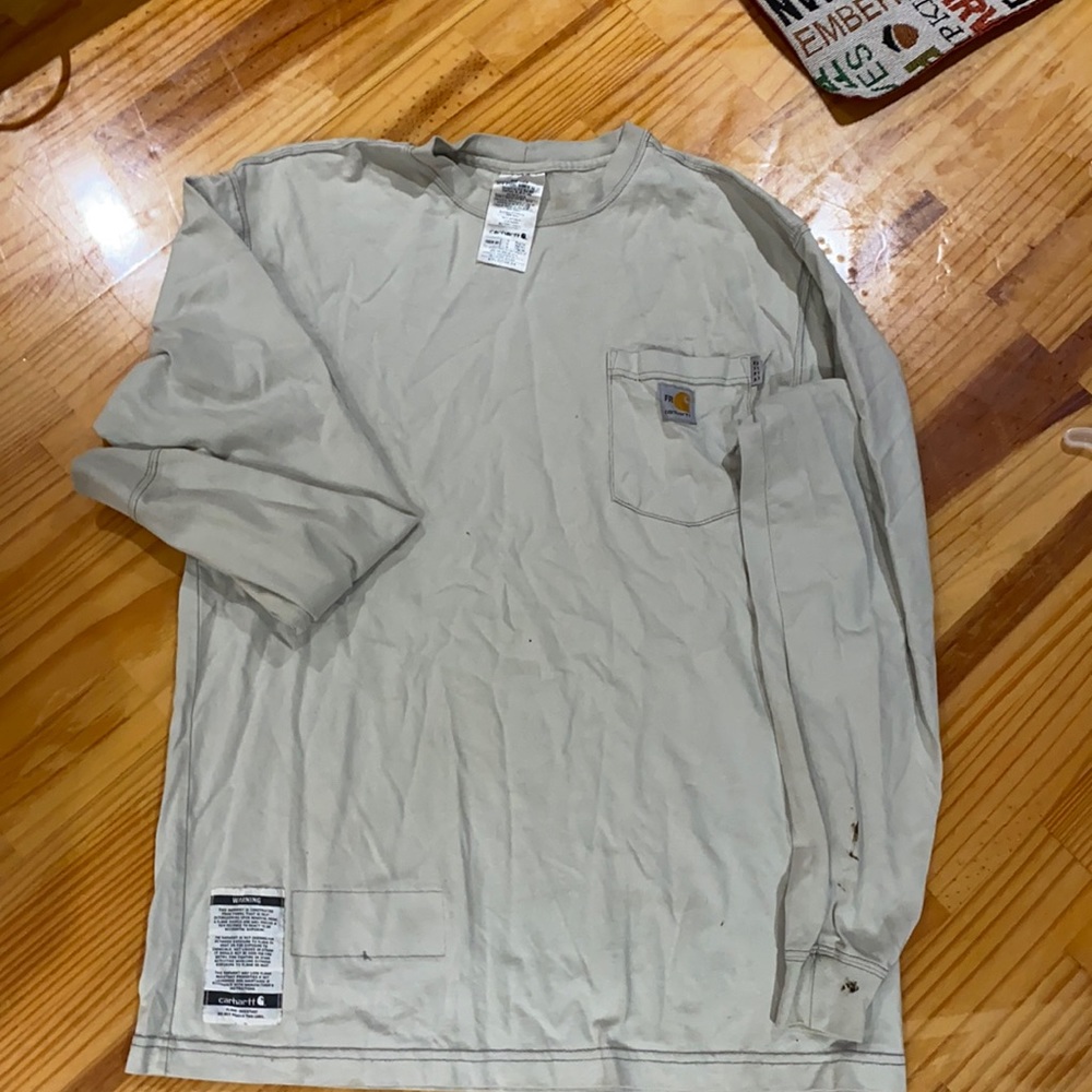 Carhart men’s FR shirt long sleeve size medium